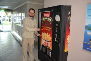 Pommes-Automaten für die Weltherrschaft - wenn was drin ist