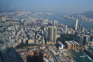 Hongkong vom 100. Stockwerk