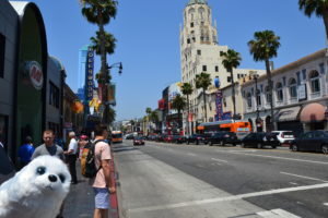 Robbi am Hollywood Boulevard